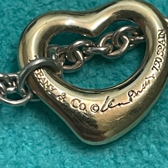 Tiffany Gold, Rubedo and Silver Heart Bracelet by Peretti - Picture 2 of 9